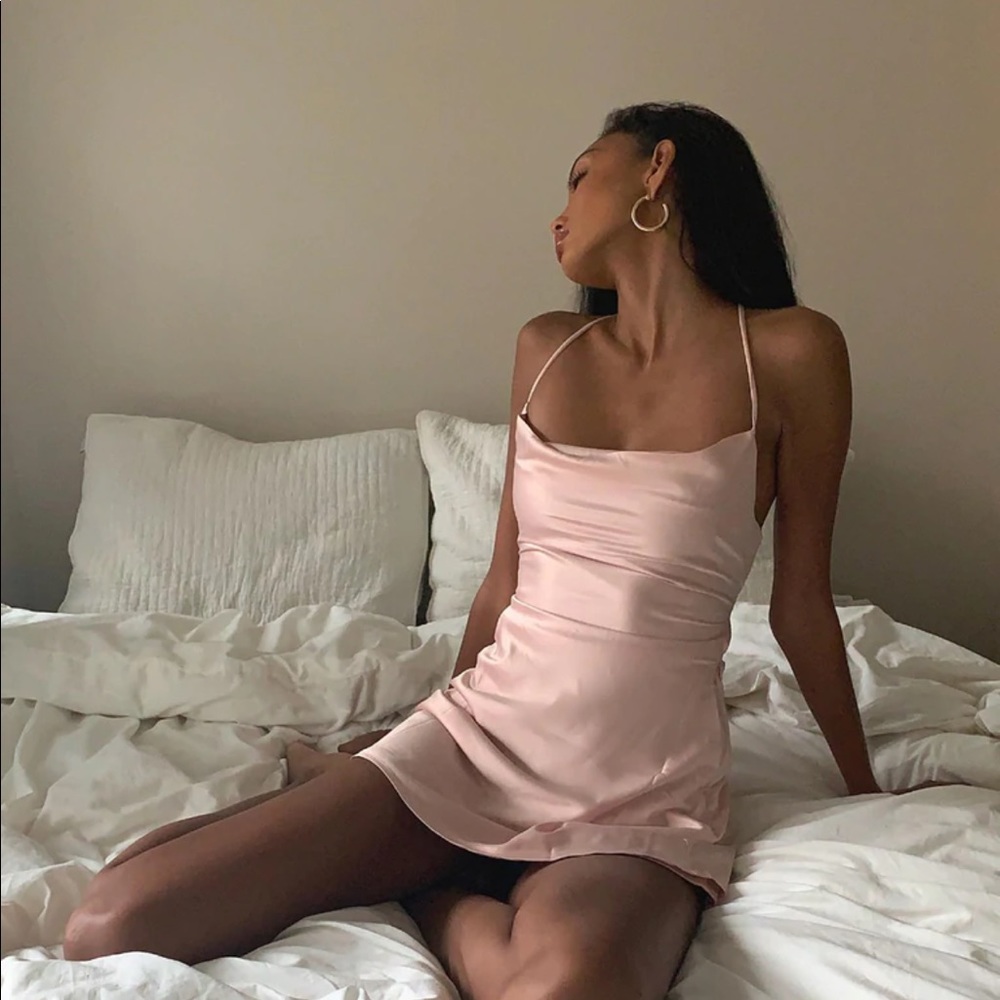 Princess Polly CELENA MINI DRESS PINK Size 4